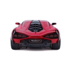 Burago B 1:18 TOP Lamborghini Sian FKP 37 rdeča