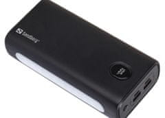 Sandberg Powerbank USB-C PD 20W 30000, črna