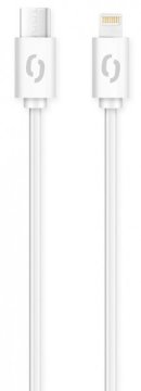 Aligator Podatkovni kabel POWER 3A, USB-C/bliskovito bel