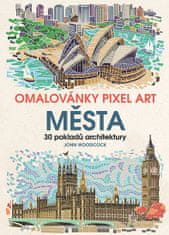 Grada Barvanje stran Pixel Art Mesta - 30 arhitekturnih zakladov