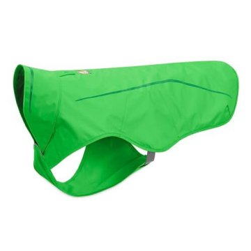 Ruffwear nepremočljiva jakna za pse, Sun Shower, zelena, velikost L