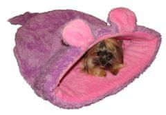 Marysa postelja 2 v 1, miška, roza, velikost XL