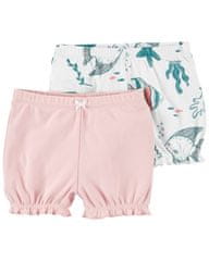 Carter's Kratke hlače Pink Ocean girl 2pcs 6m