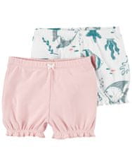 Carter's Kratke hlače Pink Ocean girl 2pcs 9m