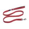curli povodec za pse Basic Red M 140x1,5 cm