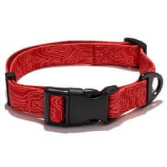 EXPLORER DOG ovratnica Contour Red L - 41-66x2,5 cm