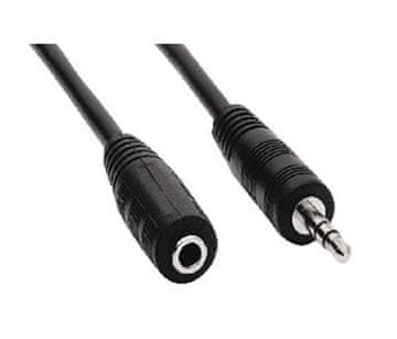 Value Podaljševalni kabel Jack 3,5(M) - Jack(F), 3 m