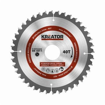 Kreator Žagin list KRT020502 univerzalni 160mm, 40T