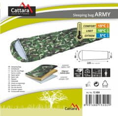 Cattara Spalna vreča ARMY 220 x 80/65 cm odeja