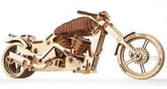 UGEARS 3D lesena mehanska sestavljanka VM-02 Motorno kolo (chopper)