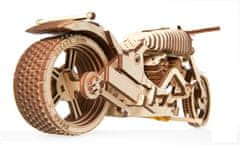 UGEARS 3D lesena mehanska sestavljanka VM-02 Motorno kolo (chopper)