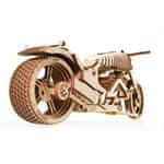 UGEARS 3D lesena mehanska sestavljanka VM-02 Motorno kolo (chopper)