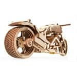 UGEARS 3D lesena mehanska sestavljanka VM-02 Motorno kolo (chopper)