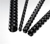 Plastični hrbtni del 6 mm, črn