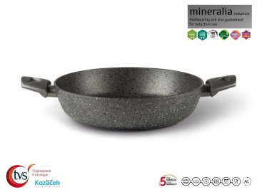 Ponev z neprijemljivo prevleko ¤28cm 2 ročaja MINERALIA vključno z indukcijo