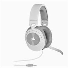 Corsair HS55 Stereo bele gaming slušalke