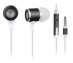 Gembird MHS-EP-001 - slušalke z mikrofonom, kovinske, črno-bele
