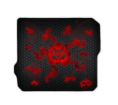 C-Tech Gaming podloga za miško ANTHEA CYBER RED, 320x270x4mm, šivani robovi