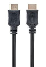 Kabel HDMI-HDMI 4,5 m, 1.4, M/M, zaščiten, pozlačeni kontakti, CCS, ethernet, črn
