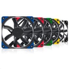 Noctua Ventilator NF-S12A PWM chromax.black.swap, 4-pinski, 1200 vrt/min, 17,8 dB, 12V - 120 mm