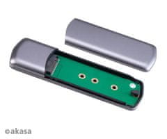 USB 3.2 Gen 2 zunanji okvir za M.2 SSD Alu