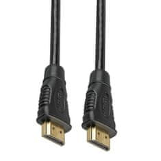 PremiumCord HDMI High Speed + Ethernet kabel, pozlačeni konektorji, 20 m