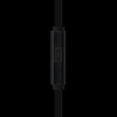Canyon Stereo slušalke z ravnim kablom, mikrofonom, 1,2 m, črne