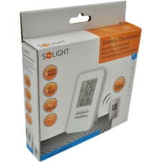 Solight TE44 brezžični termometer, temperatura, čas, alarm, bel