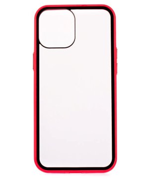 ColorWay Smart prozorno ohišje/ Apple iPhone 12 Pro Max/ Rdeče