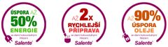 Salente HotAir, friteza 2 v 1, 4,3 l, črna