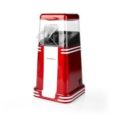 Nedis popcorn popper/ poraba energije 1200 W/ čas priprave 2 - 4 min/ rdeča in bela barva