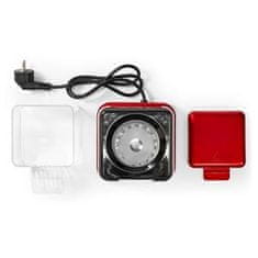 Nedis popcorn popper/ poraba energije 1200 W/ čas priprave 2 - 4 min/ rdeča in bela barva