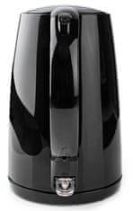 Nedis električni čajnik KAWK130EBK/ prostornina 1,7 l/ 360° vrtenje/ 1850 - 2200 W/ plastika/ črna