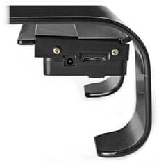Nedis ergonomsko večnamensko stojalo/ monitor/ vozlišče USB 3.0/ 4 vrata/ črno