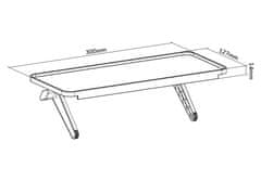 Neomounts AWL28-220BL1 / Univerzalna polica za večpredstavnost/kamero - širina 30 cm / črna