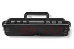Nedis CLAR004BK Digitalna budilka z radiem