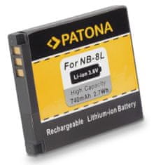 PATONA baterija za Canon NB-8L 740mAh Li-Ion