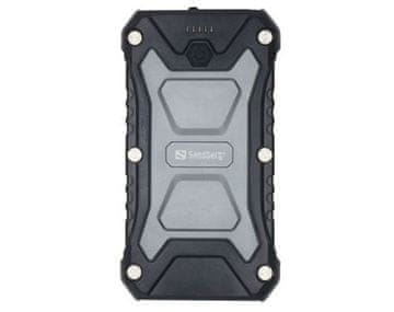 Sandberg Survivor Powerbank 20000mAh (74 Wh) PD 30W, IP66, črna
