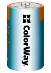 ColorWay Alkalna baterija D/LR20/ 1,5 V/ 2 kosa v pakiranju/ blister