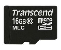 Transcend 16GB microSDHC (Class 10) MLC industrijska pomnilniška kartica (brez adapterja), 20MB/s R, 16MB/s W