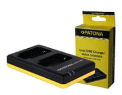 PATONA Photo Dual Quick Olympus Li-90B polnilec USB