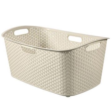 Curver Koš za perilo RATTAN clean 60x39x28cm "MY STYLE" PH CREAM