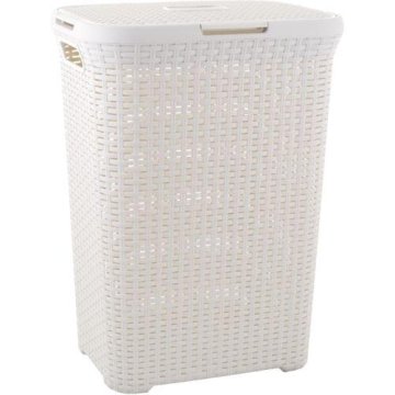 Curver koš za perilo RATTAN 60l 45x34x62cm PH CREAM