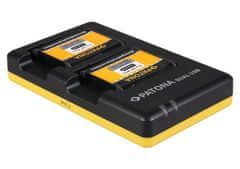 PATONA Photo Dvojni hitri polnilec Sony NP-BG1 + 2x baterije 960mAh USB