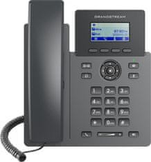 Grandstream GRP2601P Telefon SIP, 2,21-palčni zaslon LCD, 2 računa SIP, 100Mbit vrata, PoE
