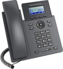 Grandstream GRP2601P Telefon SIP, 2,21-palčni zaslon LCD, 2 računa SIP, 100Mbit vrata, PoE