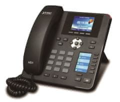 Planet VIP-2140PT Telefon VoIP, G.722 HD, zasloni LCD+DSS, gumbi BLF, 4x računi SIP, samodejna konfiguracija, PoE, CZ