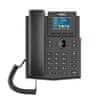 Fanvil Telefon SIP X303G, 2,4" črtni zaslon, 4SIP, dual Gbit, PoE