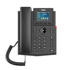 Fanvil Telefon SIP X303G, 2,4" črtni zaslon, 4SIP, dual Gbit, PoE