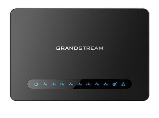 Grandstream Adapter HandyTone HT818 (ATA), IP prehod, 8x FXS, 2 računa SIP, 1x Gbit LAN, usmerjevalnik NAT, 3-smerna konfiguracija, samodejni prehod